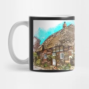 Thatched Cottage - English Village Mug